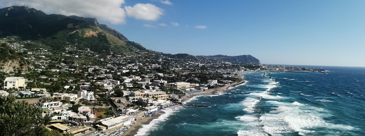 Vista panoramica di Forio d'Ischia